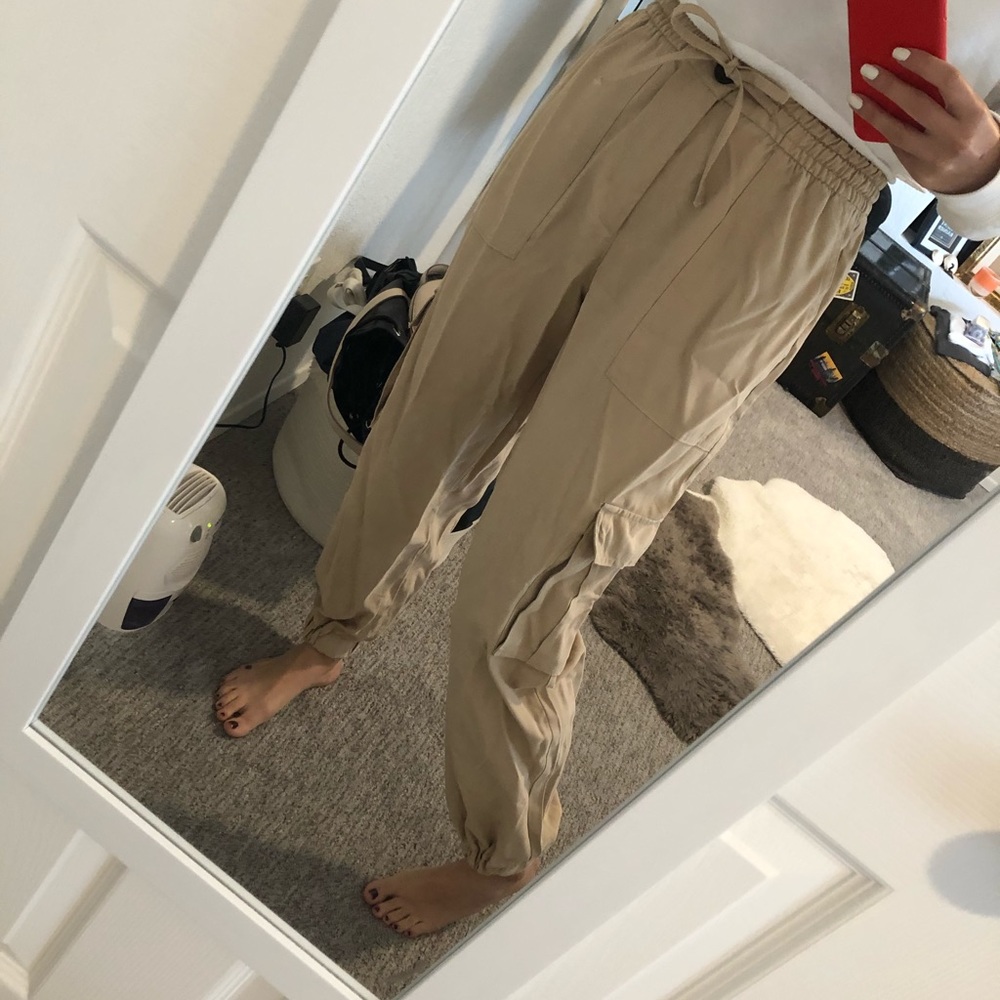 Khaki cargo ZARA  joggers